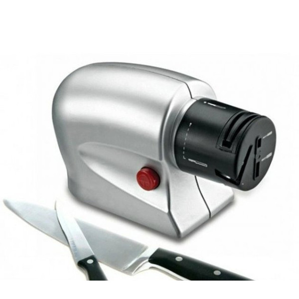 Электрическая точилка Knife Sharpener для ножей и ножниц от сети с точильным инструментом