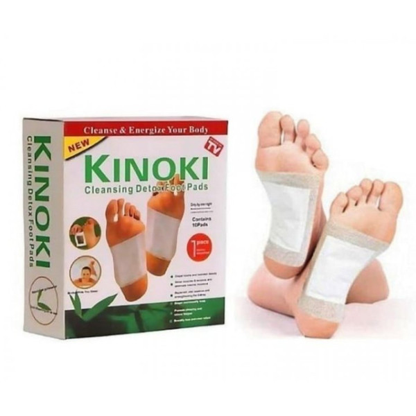 Пластыри Kinoki Cleansing Detox для стоп с очищающим эффектом, выводят токсины