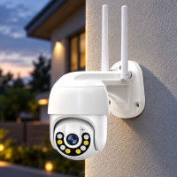 Уличная поворотная IP камера 15A-PTZ 4Mp с WiFi и 4G, ночная съёмка, управление через приложение ICSEE