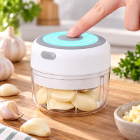 Электрический кухонный измельчитель Release hands one click garlic мини чоппер с контейнером