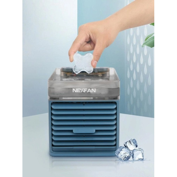 Настольный портативный мини кондиционер NexFan 3 в 1 с электронным управлением и 7 LED индикаторами
