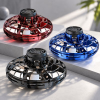 Летающая тарелка-спиннер FLY с USB зарядкой, игрушка для детей, тип куля из пластика на аккумуляторе