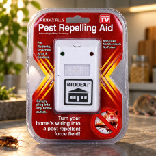 Ультразвуковой отпугиватель тараканов, грызунов и насекомых RIDDEX PLUS Pest Repelling Aid Ридекс плюс от сети