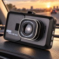 Автомобильный видеорегистратор DVR Q06 с камерой Full HD для машины AND 5557 с непрерывной записью