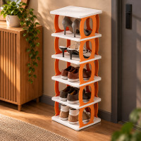 Полка для обуви и книг с 5 отделениями Shoe rack AND LY-581