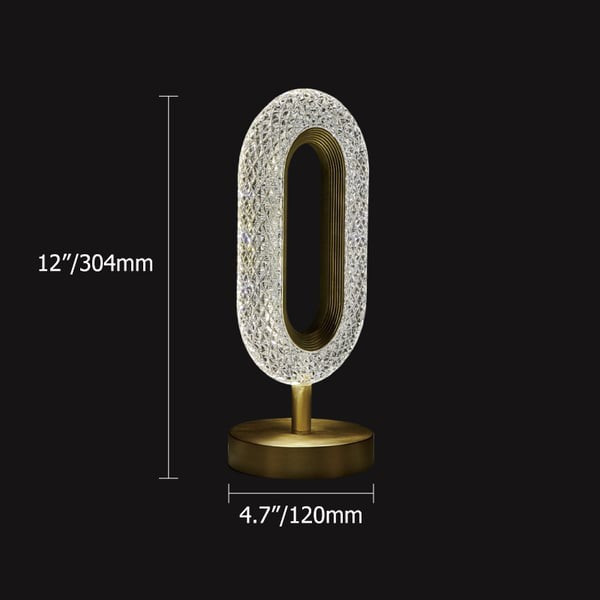 Настольная светодиодная лампа Creatice Table Lamp 16 с тремя режимами свечения, кристаллами и бриллиантами