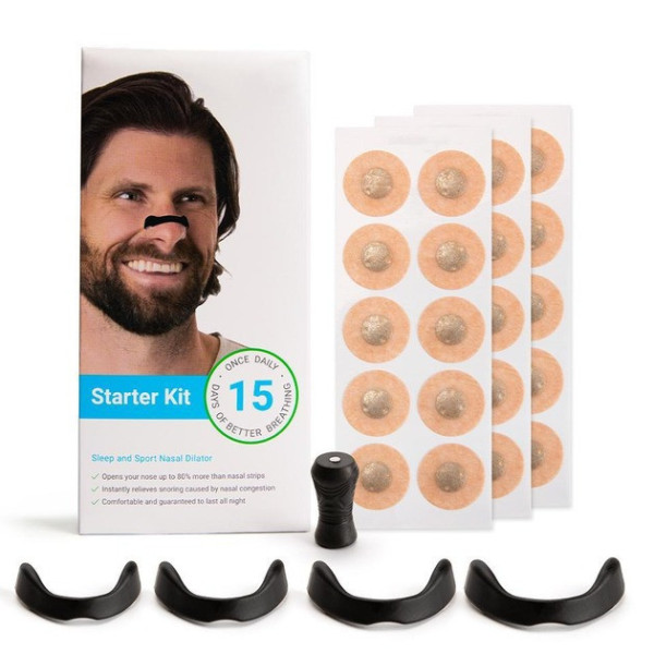 Магнитный назальный расширитель дыхательных путей Premier Nasal Dilator Black