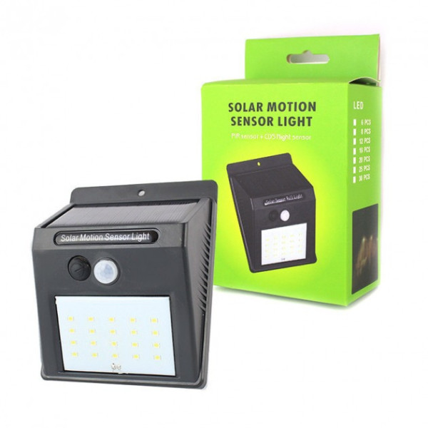 Светильник LED Solar Motion Sensor Light для наружного освещения с датчиком движения 0,5 Вт на солнечных батар