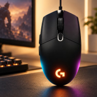 Проводная игровая мышь G102 Lightsync Black с оптическим сенсором для настольного ПК