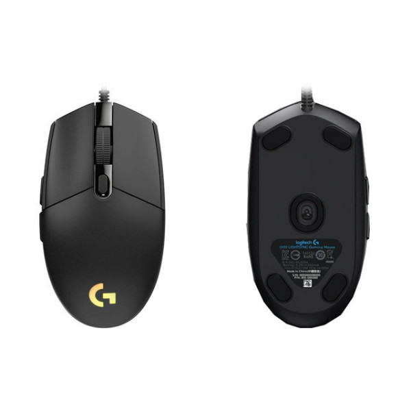 Проводная игровая мышь G102 Lightsync Black с оптическим сенсором для настольного ПК