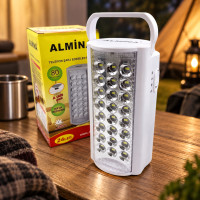 Аккумуляторный светодиодный фонарь Almina 24LED с ручкой для кемпинга и портативного освещения