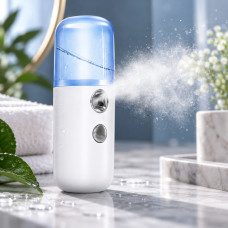 Портативный нано увлажнитель воздуха и спрей для лица Nano Mist Soraver 30 мл с электронным управлением