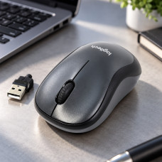 Беспроводная компьютерная мышь M220 Silent Black с USB-подключением и Bluetooth