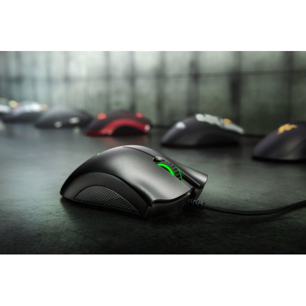 Проводная игровая мышь USB DeathAdder CHROMA 10000dpi черная для настольного ПК