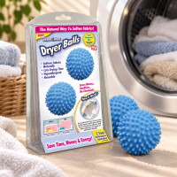 Мячики Dryer Balls для стирки белья в стиральной машине, набор 2 шт.