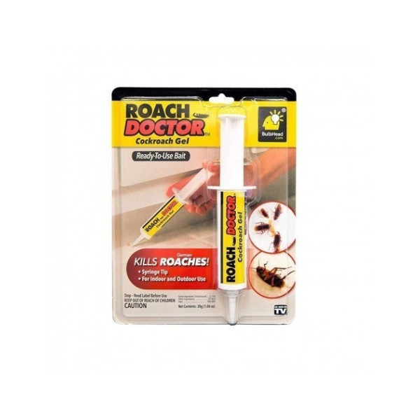 Гель Roach Doctor Cockroach Gel 30 г для уничтожения тараканов и ползающих насекомых средство защиты от вредит