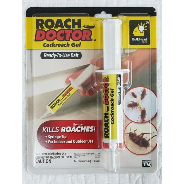 Гель Roach Doctor Cockroach Gel 30 г для уничтожения тараканов и ползающих насекомых средство защиты от вредит