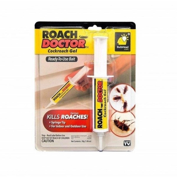 Гель Roach Doctor Cockroach Gel 30 г для уничтожения тараканов и ползающих насекомых средство защиты от вредит