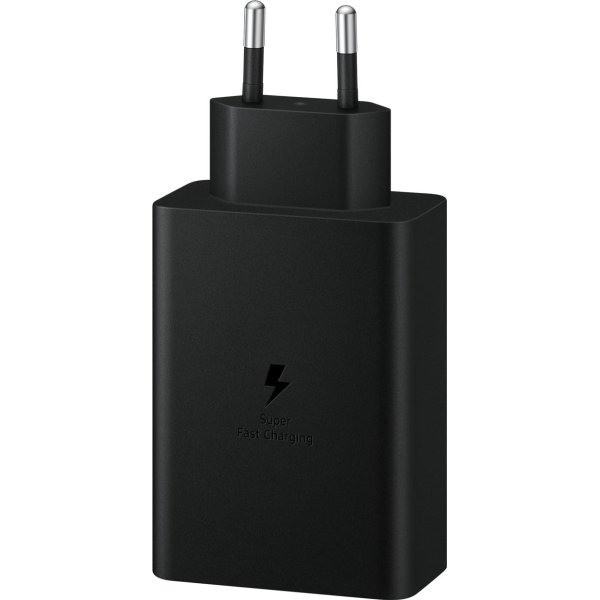 Сетевое зарядное устройство Trio 65W с двумя USB-C портами и поддержкой быстрой зарядки