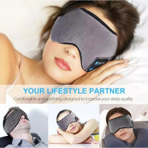 Маска для сна MUSIC GOGGLES с Bluetooth гарнитурой и наушниками, повязка на глаза