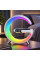 Ночник Light Sound Machine 5 в 1 с LED RGB подсветкой, беспроводной зарядкой 15W, будильником и Bluetooth коло