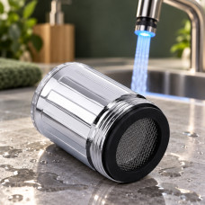 Насадка на кран SmartUs с LED подсветкой и функцией экономии воды, температурная