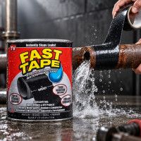 Водонепроницаемая клейкая изоляционная лента скотч 10х150 см Фаст тейп Fast Tape