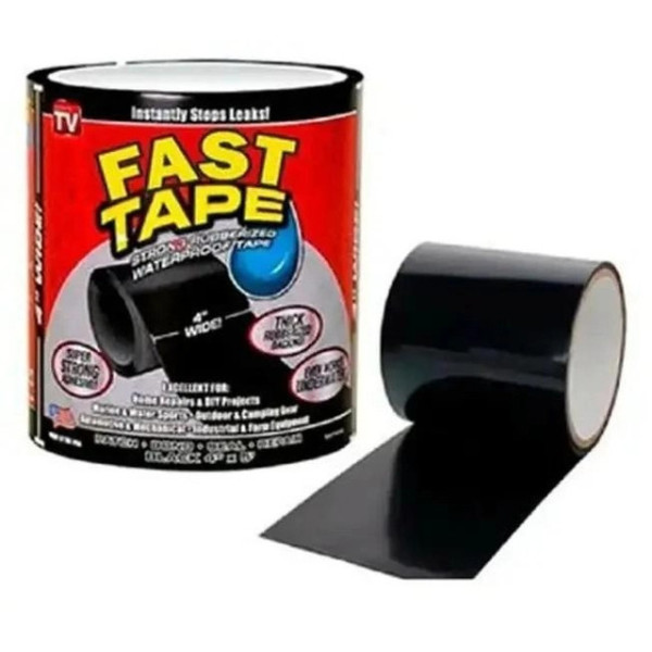 Водонепроницаемая клейкая изоляционная лента скотч 10х150 см Фаст тейп Fast Tape
