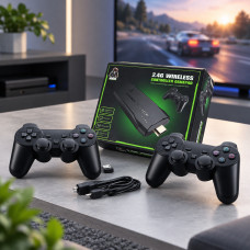 Портативная игровая консоль Stick HDMI с беспроводным контроллером 2.4G и USB-кабелем