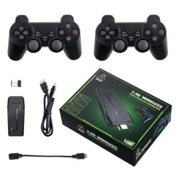Портативная игровая консоль Stick HDMI с беспроводным контроллером 2.4G и USB-кабелем