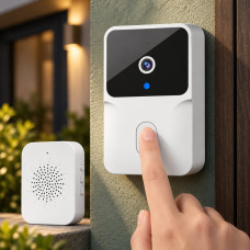 Беспроводной дверной видеозвонок Wi-Fi M6 с камерой и ночным режимом