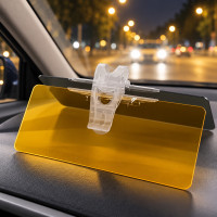 Козырек антибликовый HD Vision Visor Clear View для автомобиля yellow
