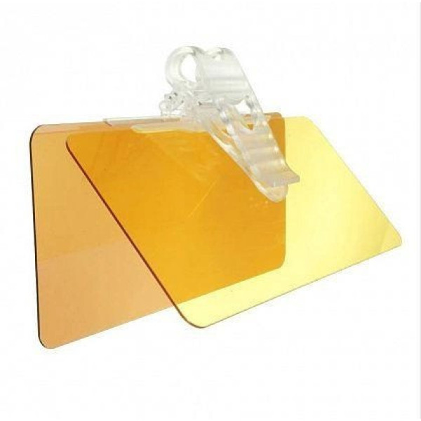 Козырек антибликовый HD Vision Visor Clear View для автомобиля yellow
