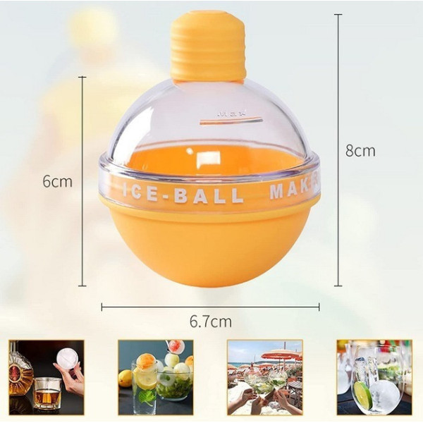 Форма для льда Ice Ball в виде шара 6 см для кубиков льда