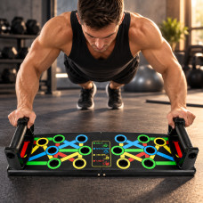 Платформа для отжиманий Power Press Push Up Board с ручками тренажер для взрослого