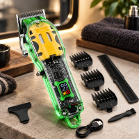 Аккумуляторная машинка для стрижки волос HAIR CUTTER LY-452 с насадками и регулировкой длины