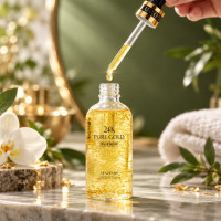 Сыворотка антивозрастная для лица Images с частицами золота 24K Gold Flakes для подтягивания и увлажнения