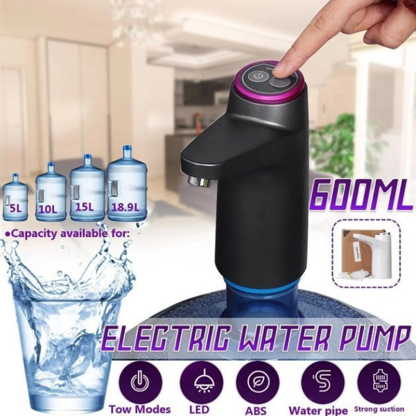 Электрическая водяная помпа Electric Water Pump с аккумулятором и USB-зарядкой