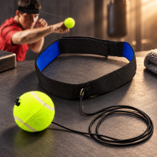 Тренажер для бокса boxing ball с мячом на резинке для отработки ударов