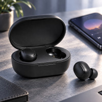 Беспроводные вкладыши AirDots 2 Bluetooth 5.0 TWS с микрофоном и зарядным кейсом Черные