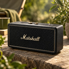 Портативная Bluetooth колонка Middleton 60 Вт с аккумулятором и защитой IP67 для дома и улицы черная