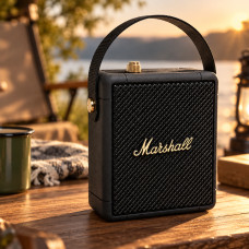 Портативная Bluetooth колонка Marshall Stockwell 15 Вт с аккумулятором и защитой IPX4, черная