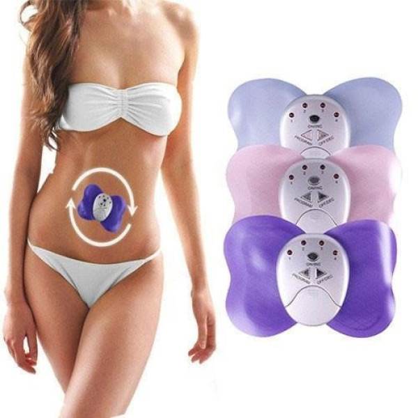 Миостимулятор массажер бабочка Butterfly Small XM-1002 Purple для ног, плеч, рук, спины, бедер и ягодиц на бат
