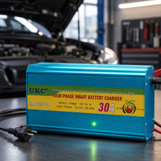 Пусковое зарядное устройство BATTERY CHARDER для автомобильного аккумулятора 12V 30A импульсное