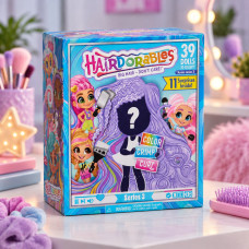 Кукла-сюрприз Hairdorables Dolls 12 см с четырьмя аксессуарами в коробке-комнате