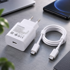 Сетевое зарядное устройство EP-TA845 мощностью 45 Вт с поддержкой PD 3.0 и кабелем USB-C — USB-C 5 А