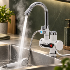 Проточный электрический водонагреватель для душа Water Heater MP 5208 с боковым подключением