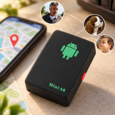 GPS трекер A8 с микрофоном для отслеживания и сигнализации на аккумуляторном питании