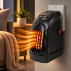 Настенный портативный тепловентилятор Handy Heater с керамическим нагревательным элементом 400 Вт