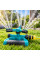 Пульсирующий садовый разбрызгиватель Lawn Sprinkler 360° с вращающимися и регулируемыми форсунками для газона